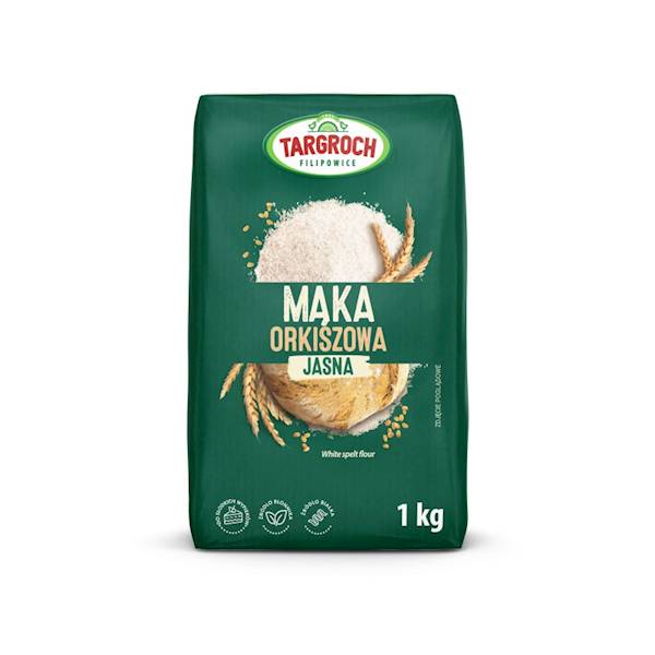 Mąka Orkiszowa Biała 1 kg.