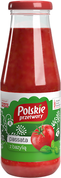 Passata z bazylią 680g