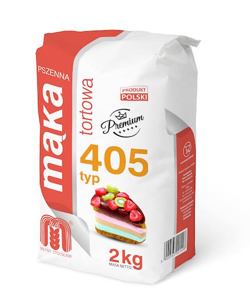 Mąka Pszenna  Tortowa Typ 405 2 kg.