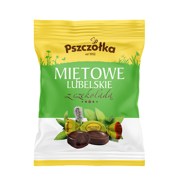 Miętowe Lubelskie z czekoladą 100g