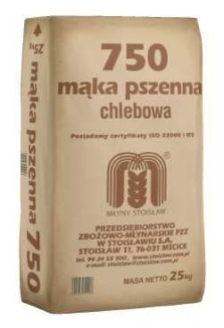 Mąka Pszenna TYP  750  25 kg.