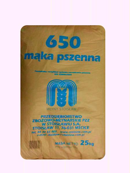 MĄKA PSZENNA TYP  650  25 kg.