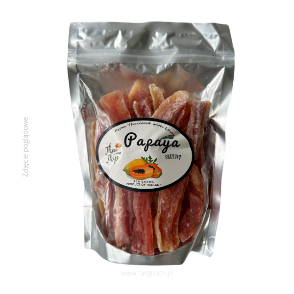 Papaja kandyzowana słupek 500g