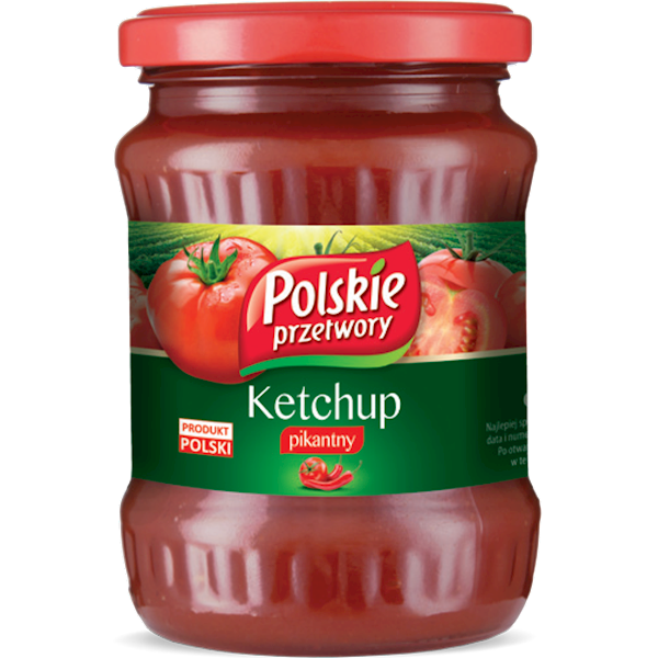 Ketchup  Pikantny Słoje 380 g