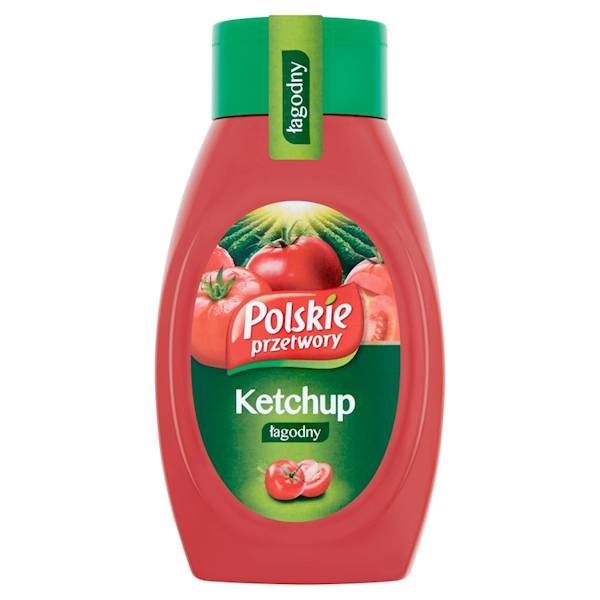 Ketchup  Łagodny Plastik 450 g