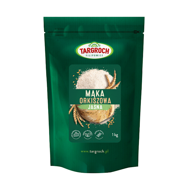 Mąka Orkiszowa Biała 1 kg.