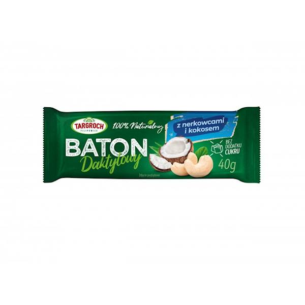 Baton Daktylowy z Nerkowcami i Kokosem 40 g