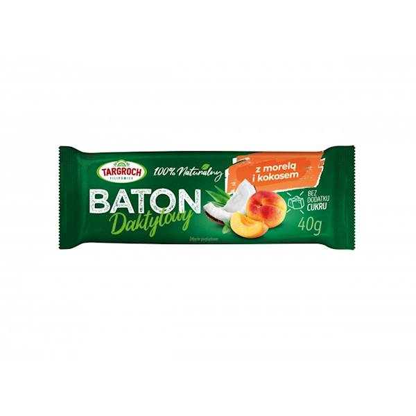 Baton Daktylowy z Kokosem i Morelami 40 g