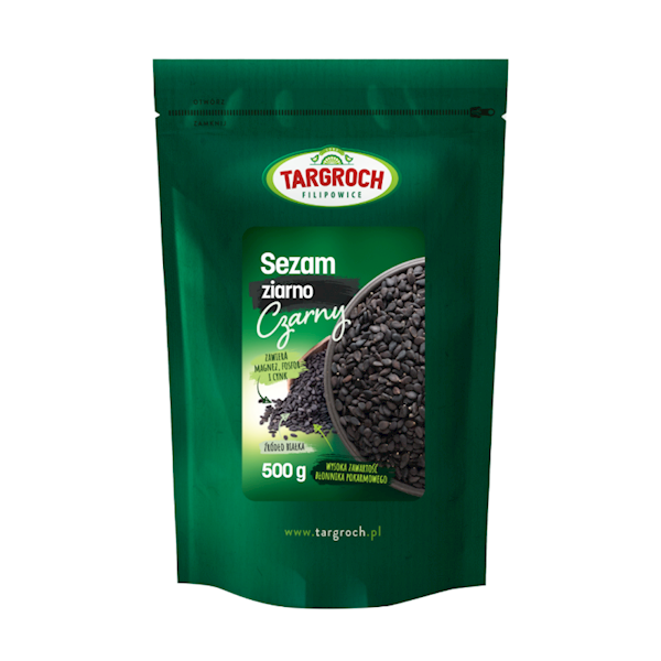 Sezam Czarny Ziarno 500g