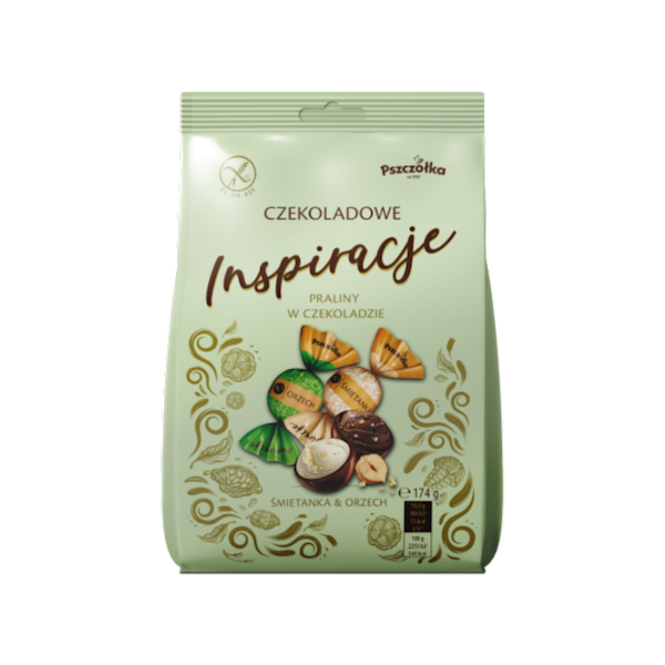 Czekoladowe Inspiracje Śmietanka&Orzech 174g