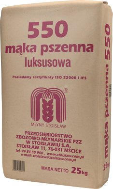 MĄKA PSZENNA TYP  550  25 kg.