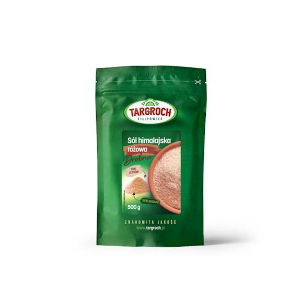 Sól Himalajska ciemno różowa drobna 500g