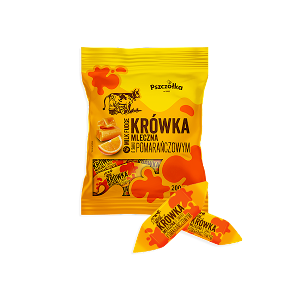 Krówka Pomarańczowa 200g