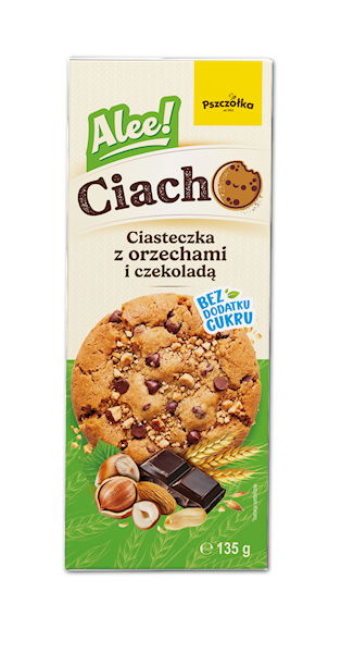 Ale ciacho ciasteczka z czekoladą orzechami 135g