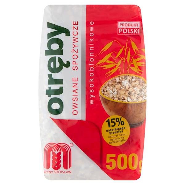 Otręby Owsiane Spożywcze 0,5 kg