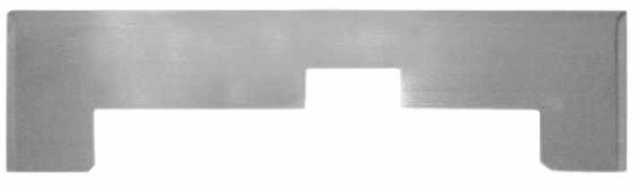 Front sufelki standard stal szczotkowana