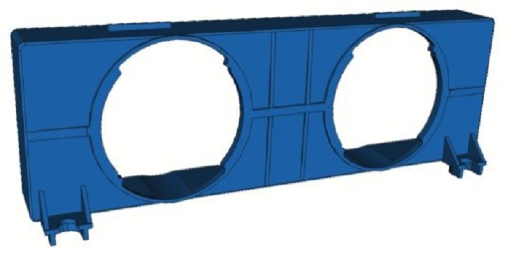 Rekuperacja Dekiel z otworami DOVT+75 VENTIFLEX