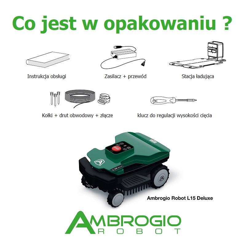 Robot koszący trawę Ambrogio L15 DeLuxe