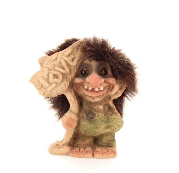 Ny Form Troll  8,0cm zakochany troll