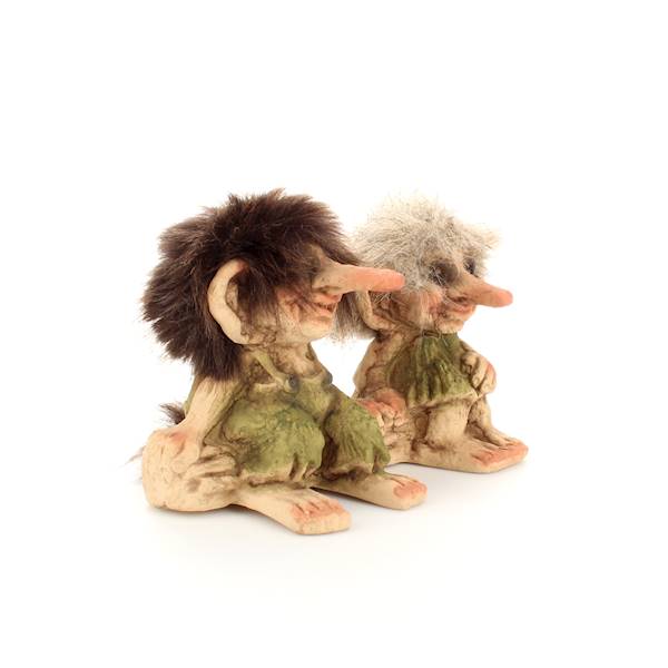 Ny Form Troll 11,0cm trolle siedzące na pniu