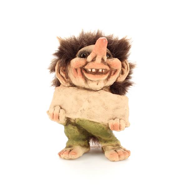 Ny Form Troll 15,0cm troll z tabliczką