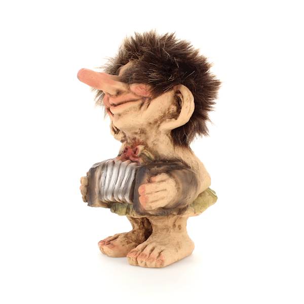 Ny Form Troll 15,0cm troll z akordeonem