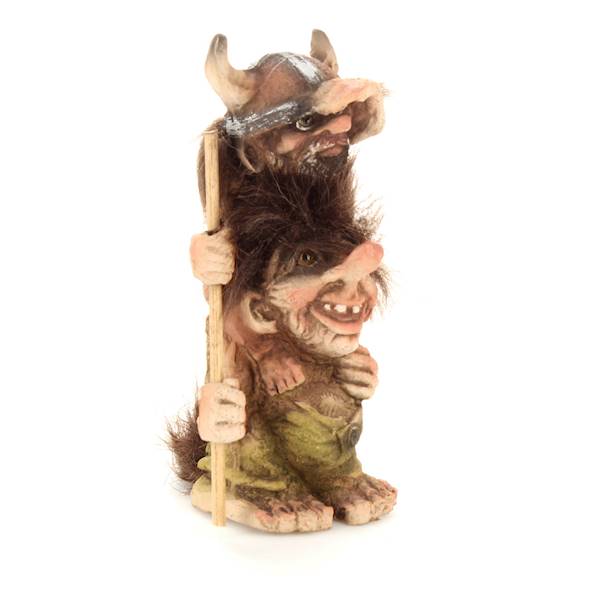 Ny Form Troll 11,5cm troll z Vikingiem