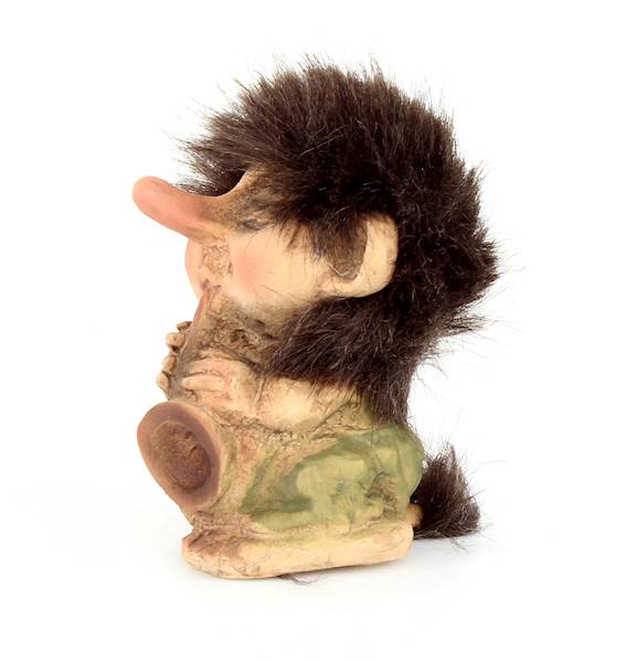 Ny Form Troll  8,5cm troll grający na rogu