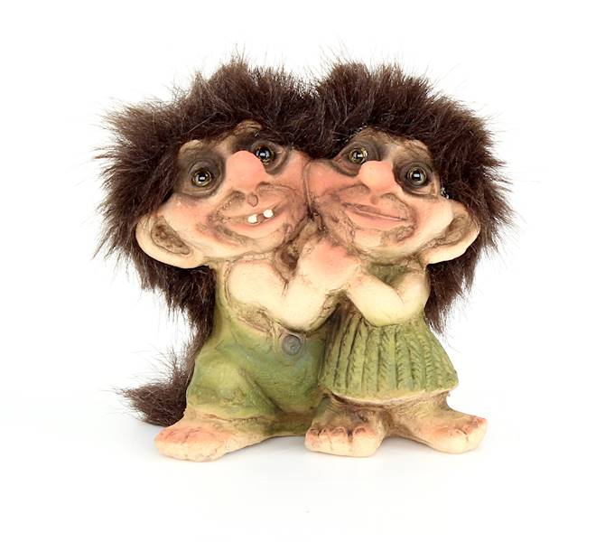 Ny Form Troll  9,0cm troll chłopiec i dziewczynka
