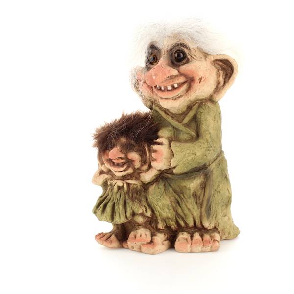 Ny Form Troll 17,0cm kobieta troll z dziewczynką