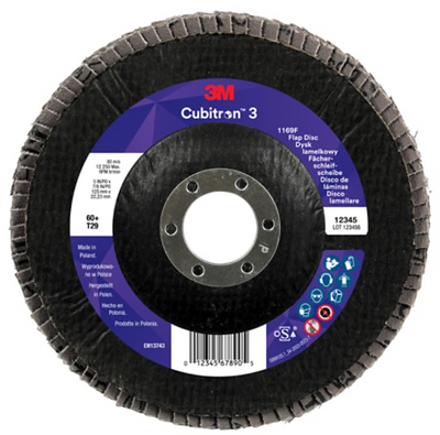 3M Cubitron3 1169F Dysk 60+ T29 stożkowe 125x22mm