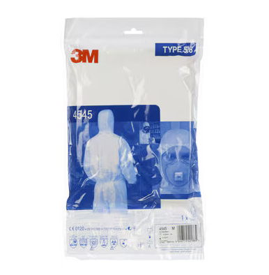 3M4545 Kombinezon ochronny kat. III biały L