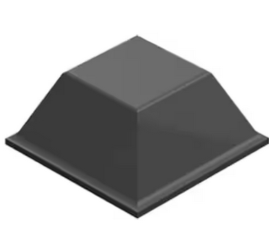 3M  SJ5018 Bumpon Nakładki ochronne, szare