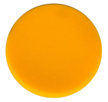 MIRKA Gąbka polerska 150 mm, płaska żółta