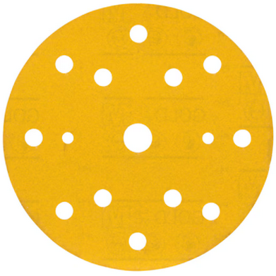 3M Hookit Gold 288U 150 mm 15 otworów P400