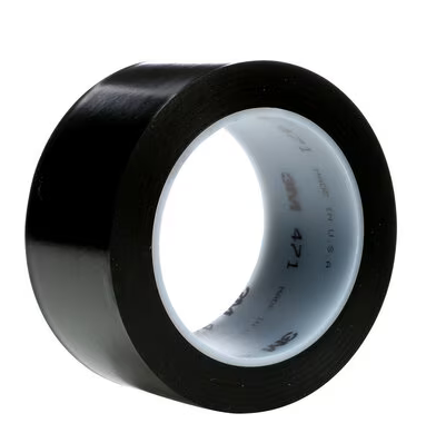 3M471 Taśma winylowa 1220 mm x 33 m,czarna,0.14 mm