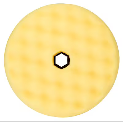 3M50879 Gąbka Quick Connect żółta karbowana 150mm