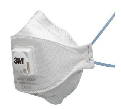 3M9322+ Aura Półmaska filtrująca z zaworem FFP2