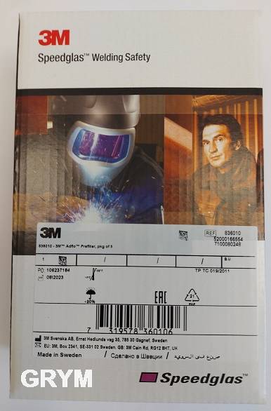 3M836010 Filtr wstępny do Adflo (5 szt)