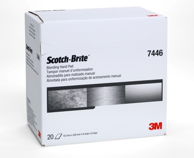 3M7446 Scotch Brite Włóknina ścierna 152x228 SMED