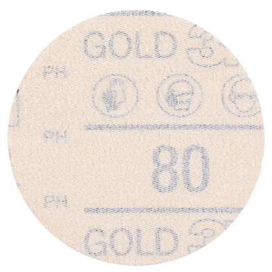 3M Hookit Gold 288U, 75 mm, bez otworu  P80