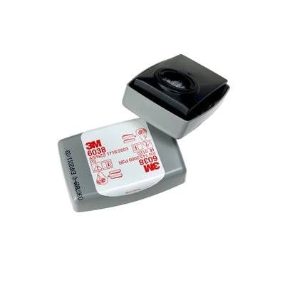3M6038 Filtr p/pyłowy paromi gazom/ozon P3 R