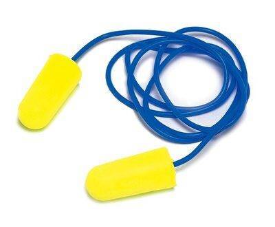 3M E-A-Rsoft Zatyczki ze sznurkiem Yellow Neons