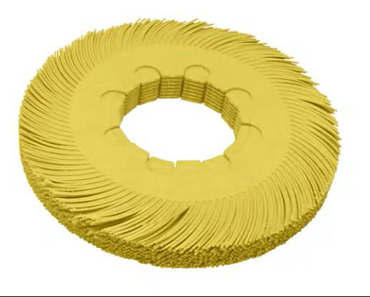 3MBB-ZB Wkłady do Typ C żółte 150mm, P80 (40szt)