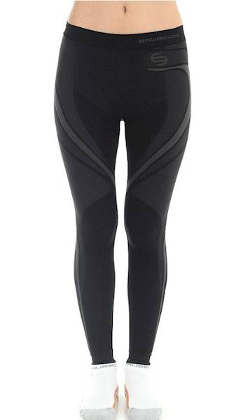 Spodnie damskie termoaktywne r. S BRUBECK Fitness czarne LE10750
