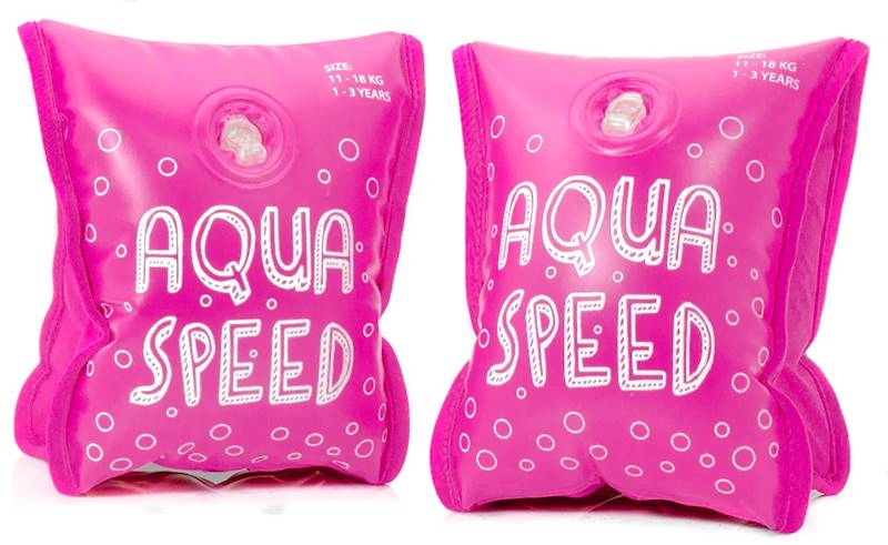 Rękawki 3-6 lat AQUA SPEED Premium różowe