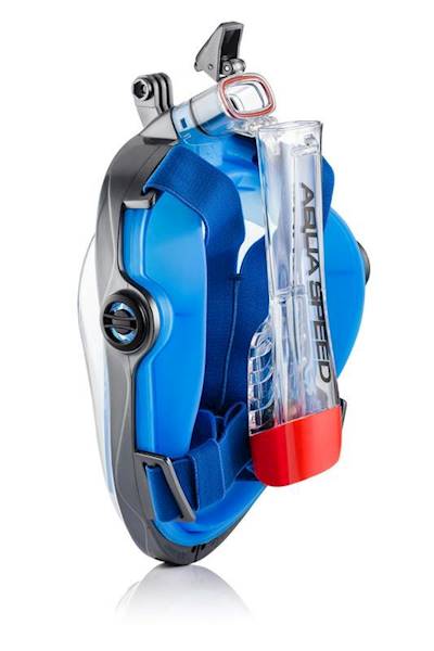 Maska do snorkelingu r. S/M AQUA SPEED Spectra 2.0 biało-turkusowa