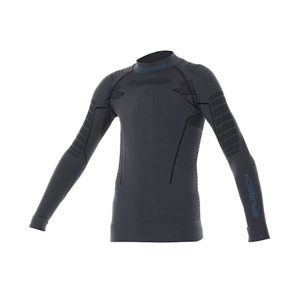 Bielizna termoaktywna dla dzieci BRUBECK Thermo bluza 128/134 grafitowa LS13640