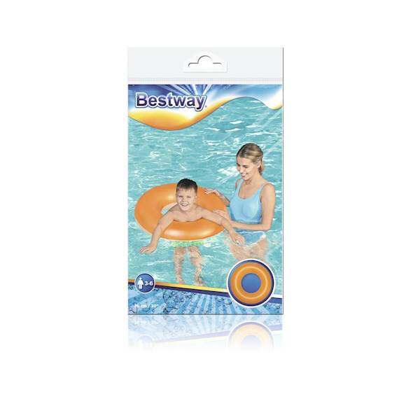 Koło do pływania 76 cm BESTWAY Neon pomarańczowe