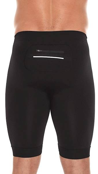 Spodnie męskie 1/2 termoaktywne r. XL BRUBECK Running Force czarne LB1014M